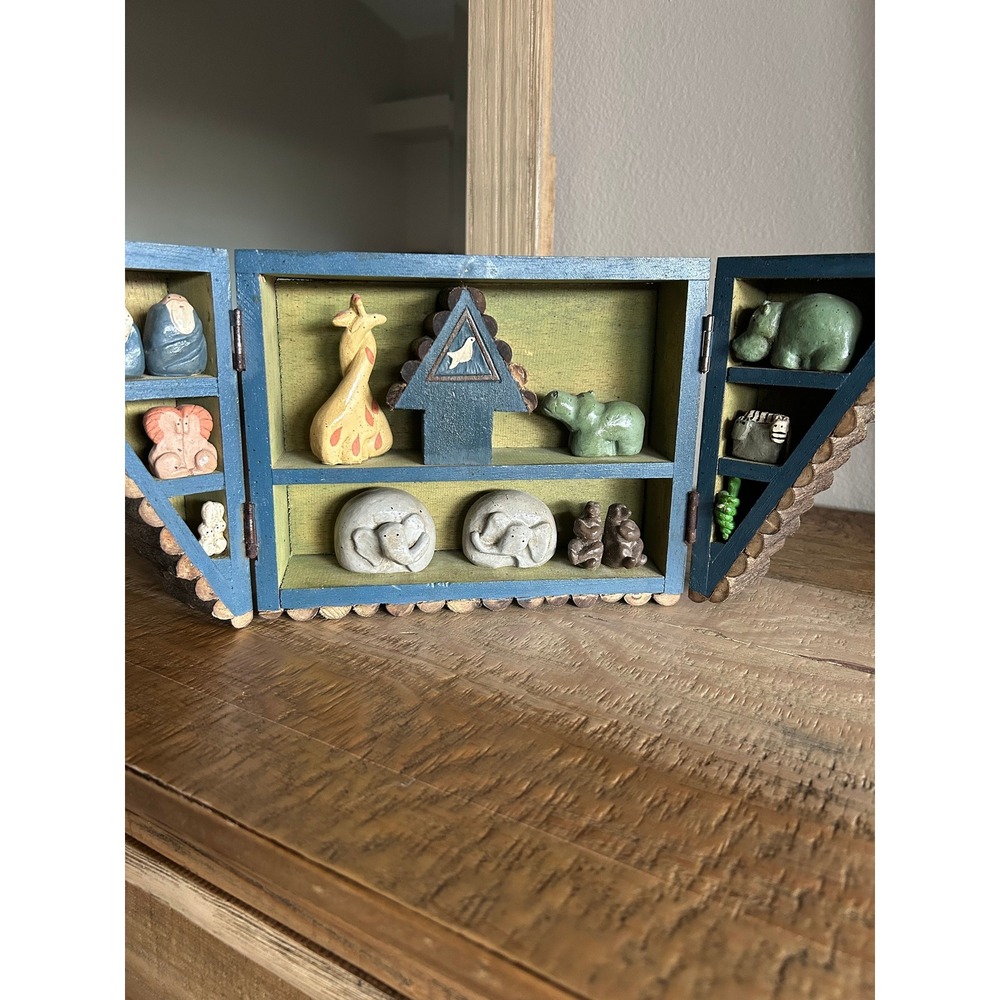 Vintage‎ rustic Noah's ark decor-handcrafted baby nursery decor